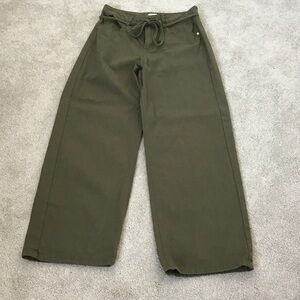 Olive Wide Leg Women's Jeans